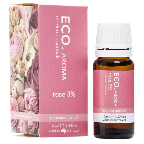 Eco Modern Essentials Aroma Essential Oil Dilution Rose (3%) in Grapeseed 10ml