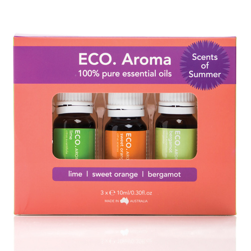 Eco Modern Essentials Aroma Essential Oil Trio Scents of Summer 10ml x 3 Pack