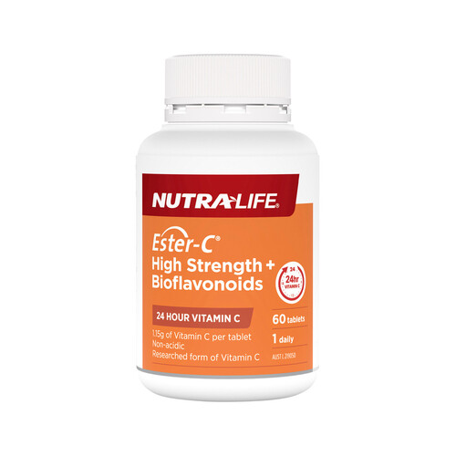 NutraLife Ester-C High Strength + Bioflavonoids 60 Tablets