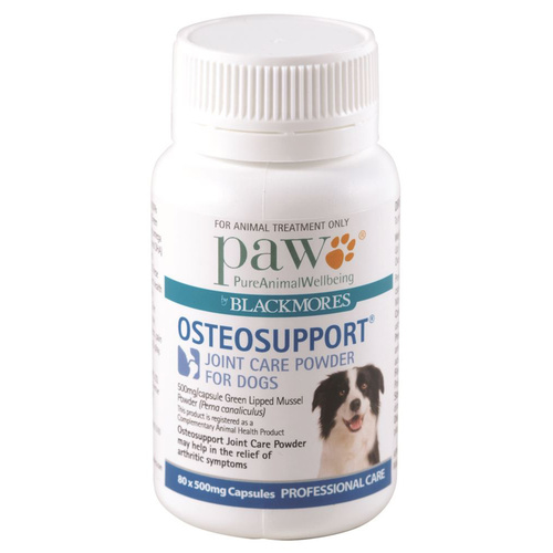 PAW By Blackmores OsteoSupport (Joint Care For Dogs) 80 Capsules