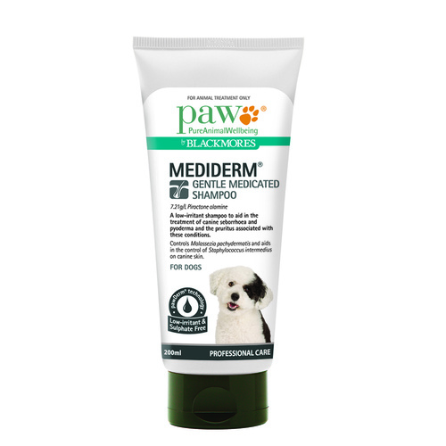 PAW By Blackmores MediDerm Gentle Medicated Shampoo (for dogs) 200ml