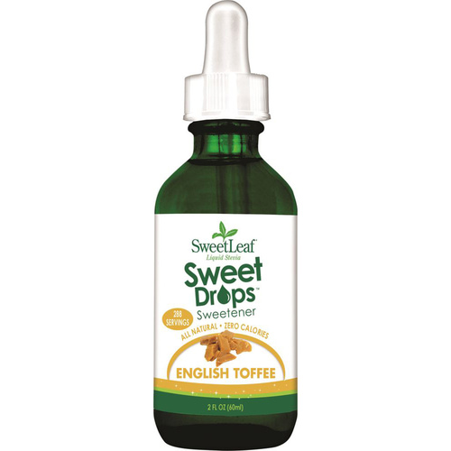 Sweet Leaf Sweet Drops Stevia Liquid English Toffee 60mL