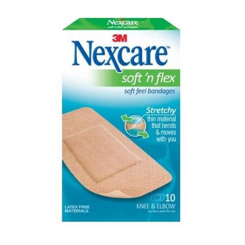 Nexcare Soft n Flex Soft Feel Bandages 10