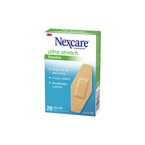 Nexcare Soft n Flex Medium Natural Feel Bandages 20