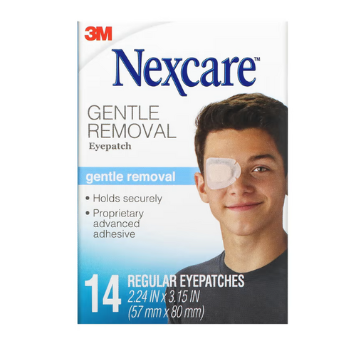 Nexcare Gentle Removal Sensitive Skin Eye Patch Regular 14