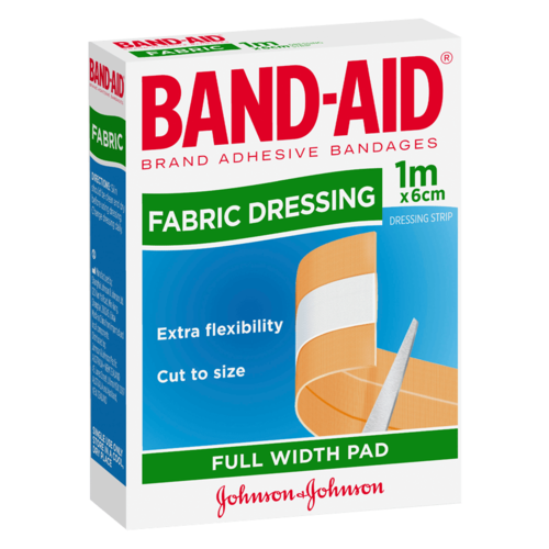 Band-Aid Fabric Dressing Full Width 6cm x 1m