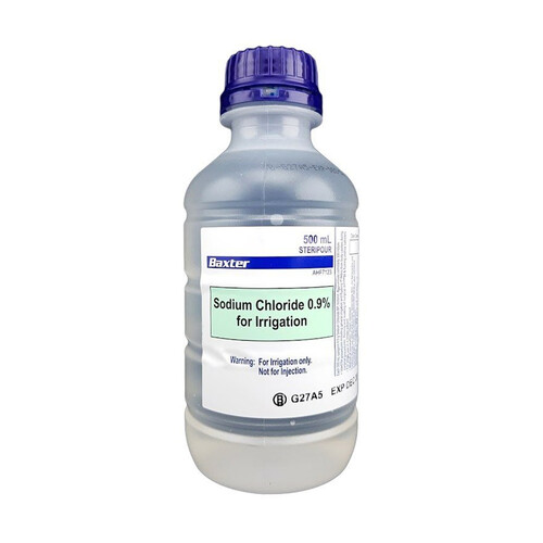 Sodium Chloride Irrigation 0.9% Bottle 500ml