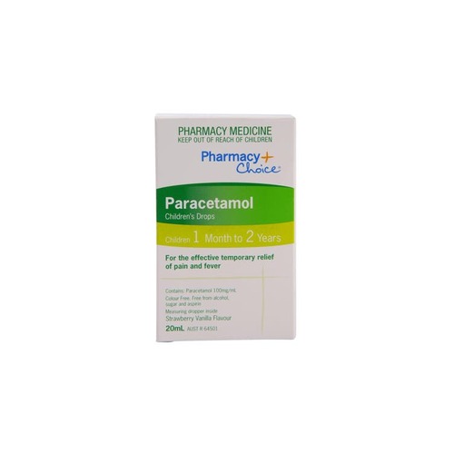 Pharmacy Choice Paracetamol Infant Drops 20ml (S2)