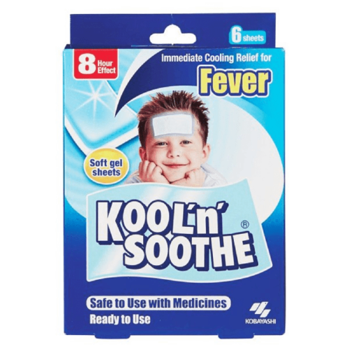Kool 'n Soothe Fever Relief Strips Kids 6 Sheets