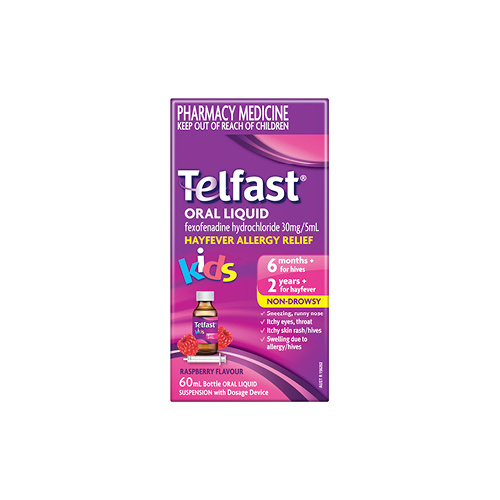 Telfast Oral Liquid Kids 60mL (S2)