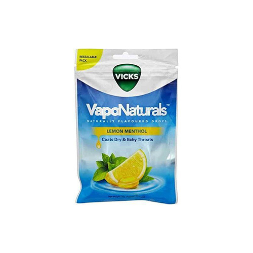 Vicks Vapo Naturals Drops Lemon Menthol - 19 Drops