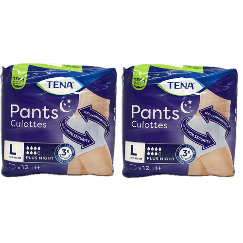Tena Pants Night Large 12 Pack [Bulk Buy 2 Units]