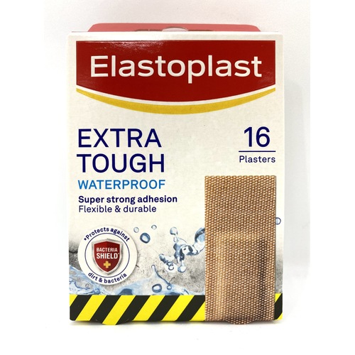 Elastoplast Heavy Fabric Waterproof Plaster 16 Plasters