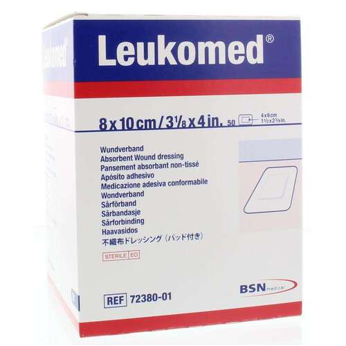 Leukomed Dressing 8Cm X 10Cm - 50 Pack