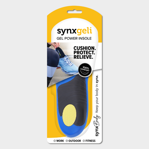 Synxgeli Gel Power Insoles Small