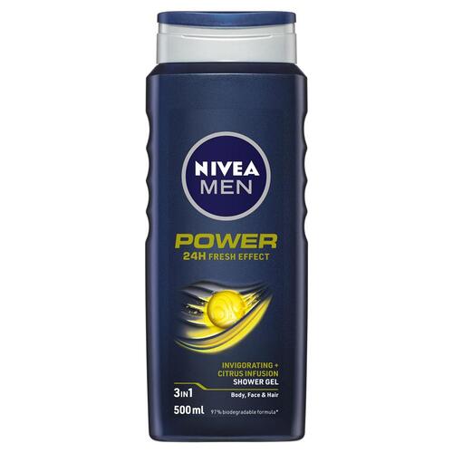 Nivea Men Power Refresh Shower Gel 500ml