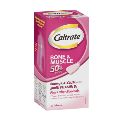 Caltrate Bone & Muscle 50+ 60 Tablets
