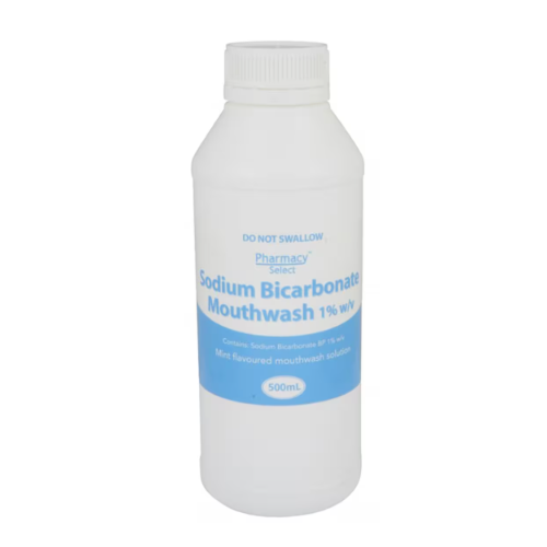 Sodium Bicarbonate 1% Mouthwash Mint Flavoured 500ml