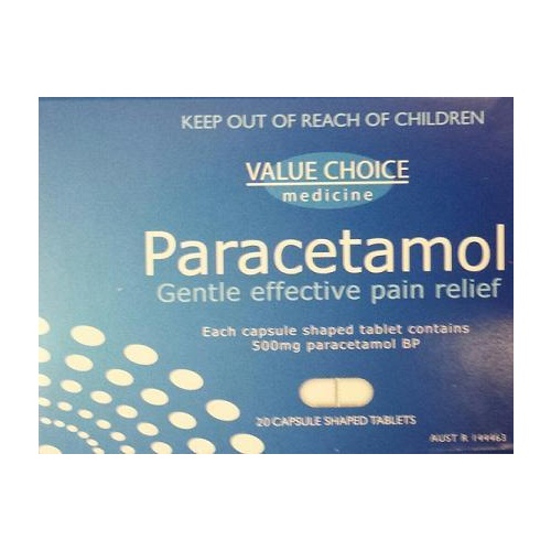 Value Choice Paracetamol Tab 500mg 20