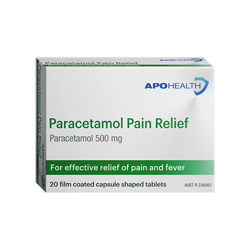 Apohealth Paracetamol Pain Relief Caplet 20
