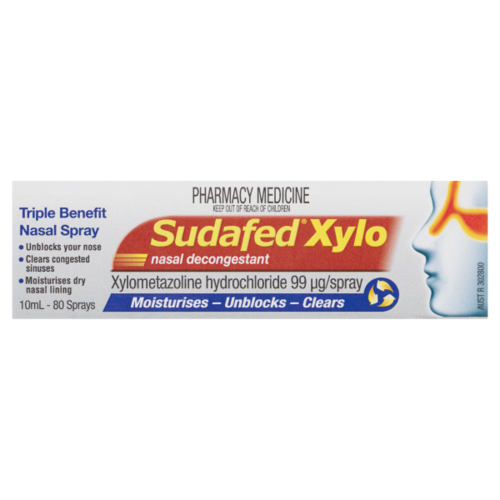 Sudafed Xylo Nasal Decongestant Spray 10ml (S2)