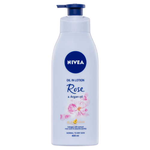 Nivea Body Oil In Lotion Essentials Rose Argan Oil 400ml