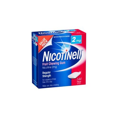 Nicotinell Gum Fruit 2mg 144 Pack