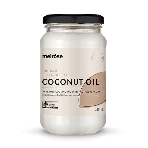 Melrose Organic Coconut Oil Flavour Free 325ml