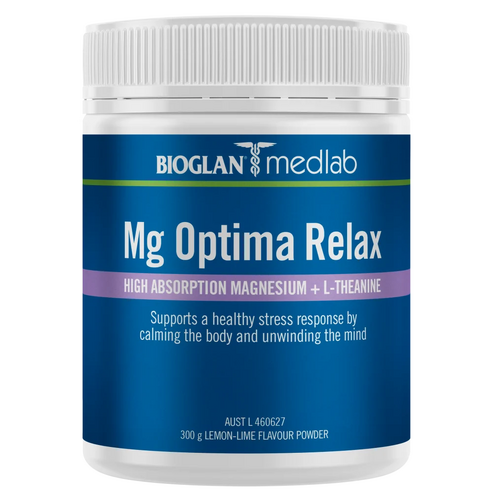 Bioglan Medlab Mg Optima Relax Lemon Lime 300g
