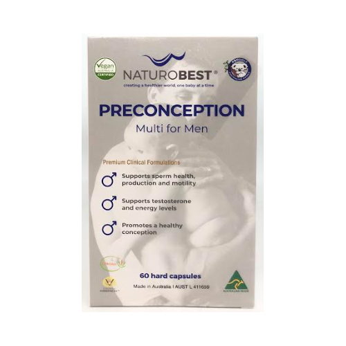 NaturoBest Preconception Multi for Men 60 Capsules
