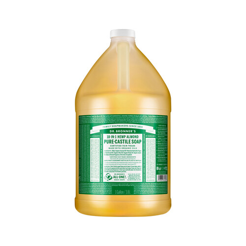 Dr. Bronner's Pure-Castile Soap Liquid (Hemp 18-in-1) Almond 3.78L
