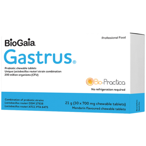 Bio-Practica BioGaia Gastrus Chewable (Mandarin) 30 Tablets