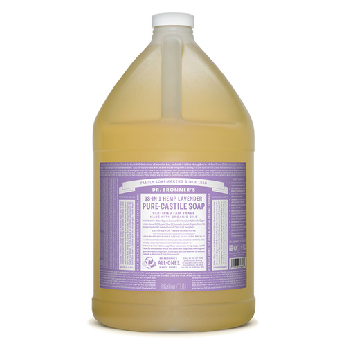 Dr. Bronner's Pure-Castile Soap Liquid (Hemp 18-in-1) Lavender 3.78L