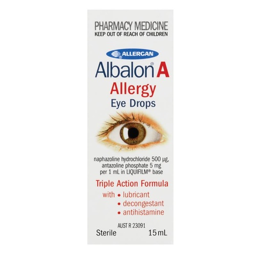 Albalon A Allergy Eye Drops 15mL (S2)