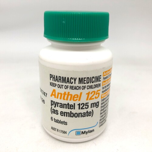 Anthel 125 125mg 6 Tablets (S2)