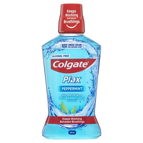Colgate Plax Peppermint Mouthwash 500mL