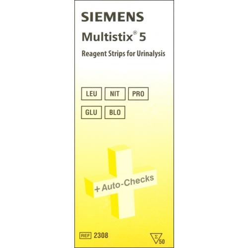 Siemens Multistix 5 Reagent Strips for Urinalysis 50