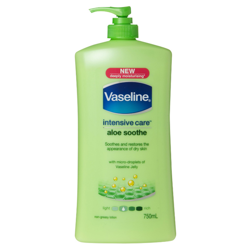 Vaseline Intensive Care Aloe Soothe Lotion 750mL