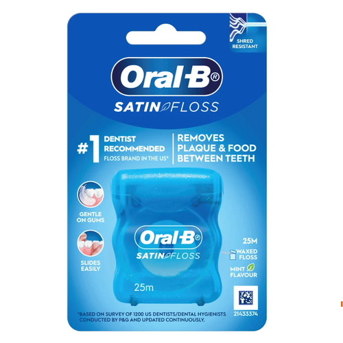 Oral-B Dental Floss Satin Mint 25m