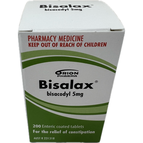 Bisalax 5mg 200 Tablets 