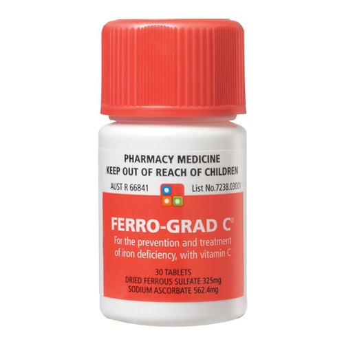 Ferro Gradumet & Vitamin C 30 Tablets  (S2)