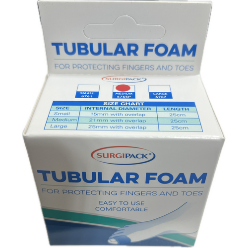 SurgiPack Tubular Foam - 21mm x 25cm Medium