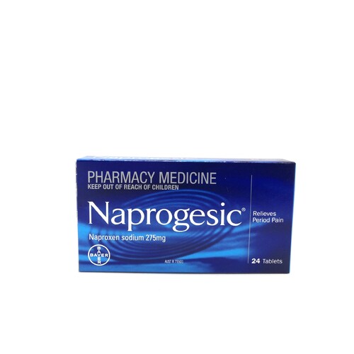 Naprogesic 275mg 24 Tablets  (S2)