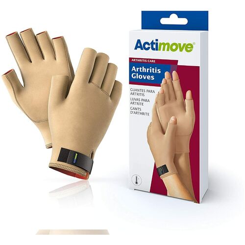 Actimove Arthritis Gloves Small Beige 