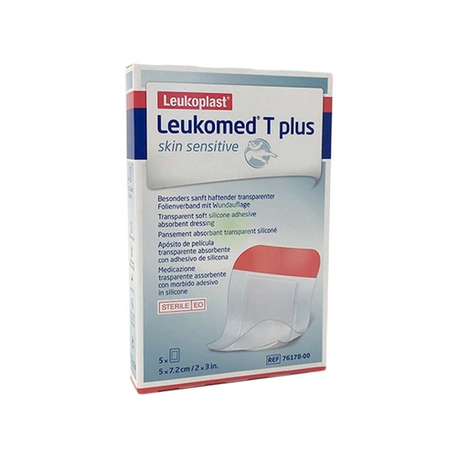 Leukomed T Plus Skin Sensitive Sterile 5cmx7.2cm Box of 5