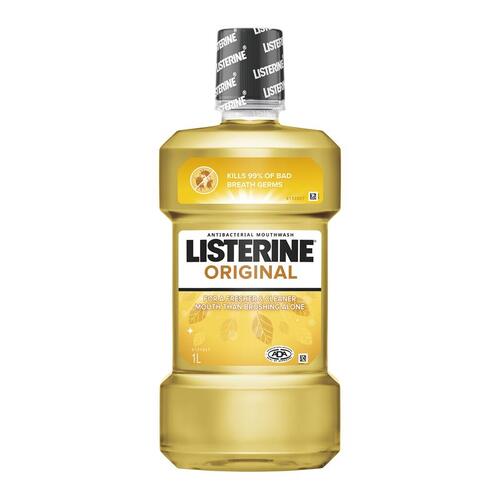 Listerine Antibacterial Original Gold Mouthwash 1L