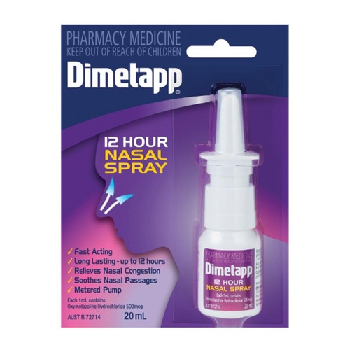 Dimetapp Fast Acting 12 Hour Nasal Spray 20mL (S2)