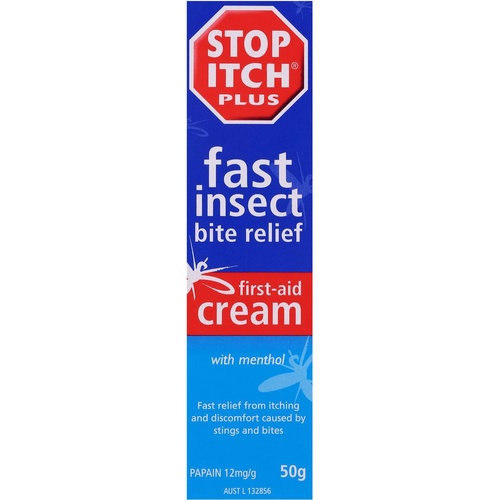 Stop Itch Plus First Aid Cream 50g with Menthol