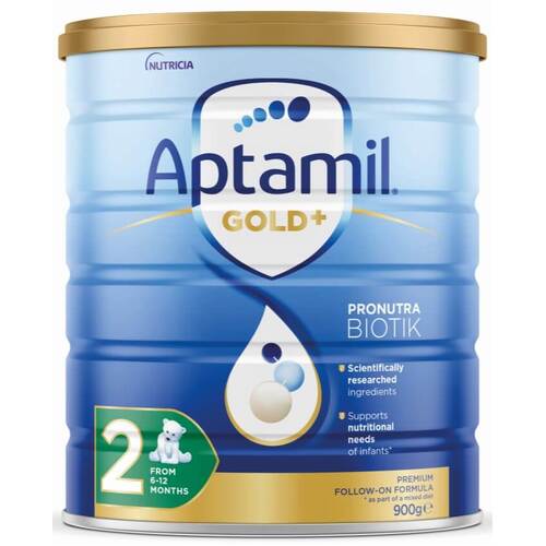 Aptamil Gold+ 2 Follow On Baby Formula 900g