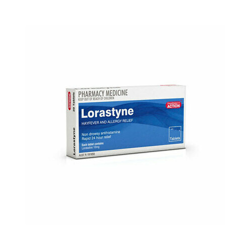 Pharmacy Action Lorastyne 10mg 10 Tablets (S2)